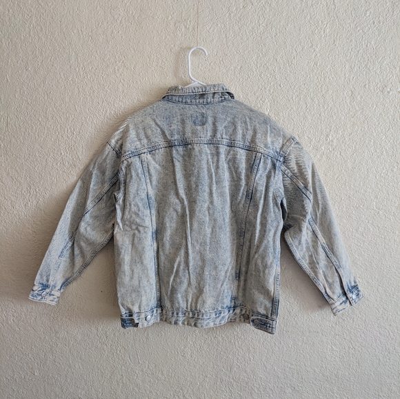 Denim Jacket with Button Closure - Picture 2 of 3